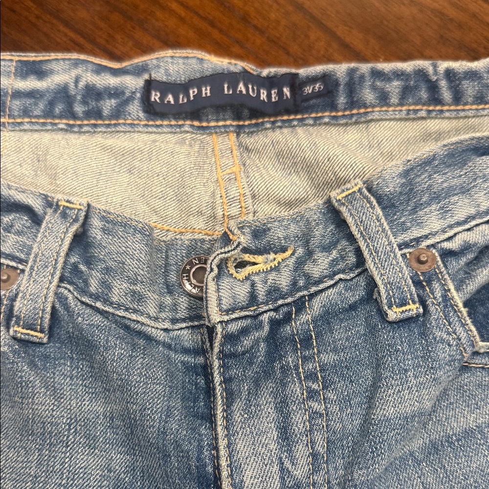 Ralph Lauren Men's Light Blue Denim Jeans